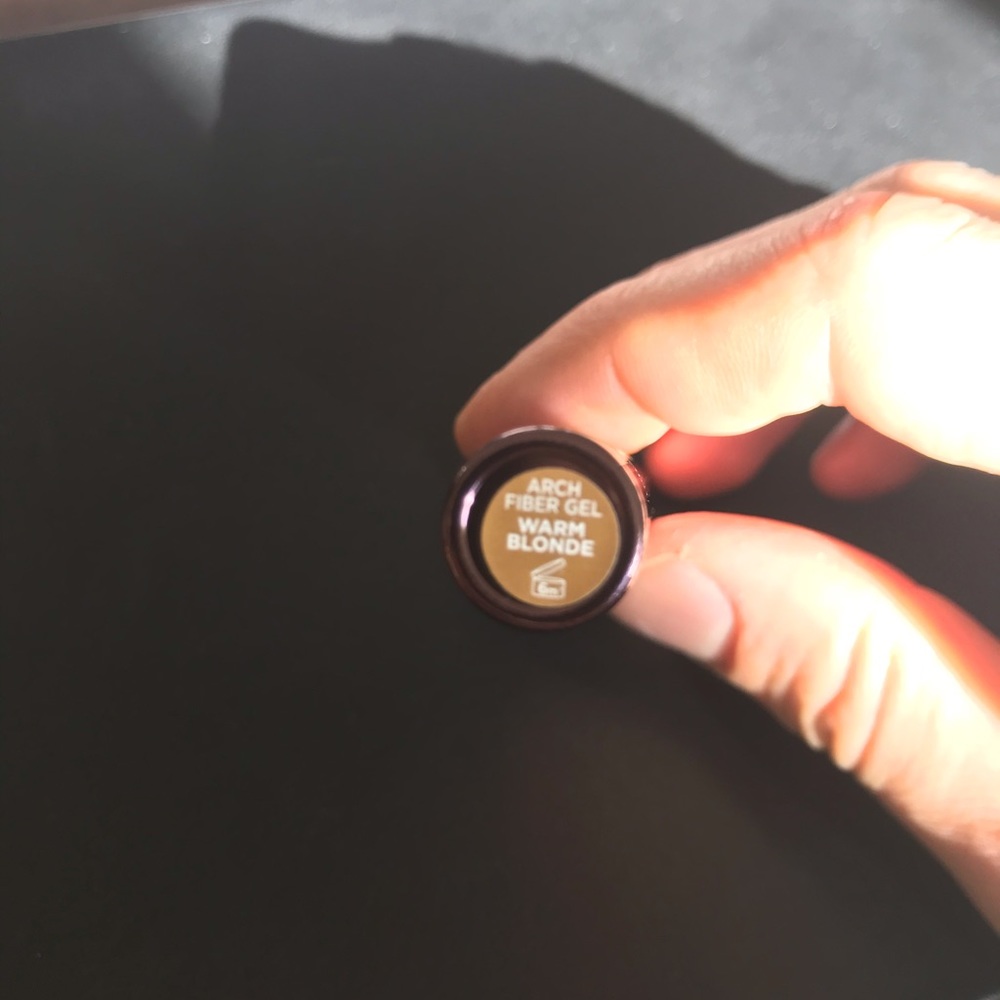 Hourglass brow fiber gel - warm blonde